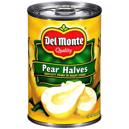 Del Monte Del Monte In Heavy Syrup Half Pear 15.25 oz. Can, PK12 2000851